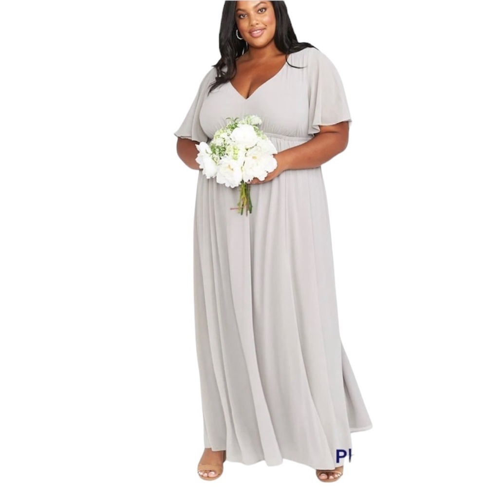 Show Me Your MuMu Emily Empire Maxi‎ Dress | Grey Dove MANY SIZES